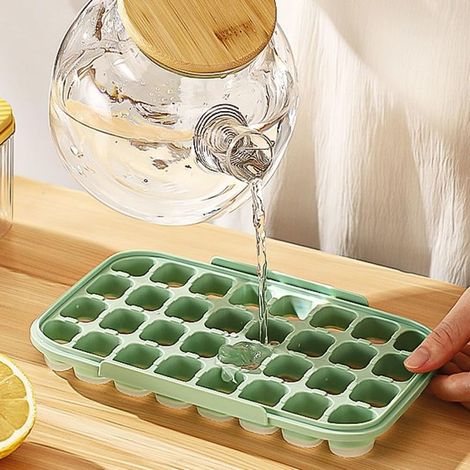 à glaçons empilable en silicone avec couvercle pression, retrait de (1/5)
