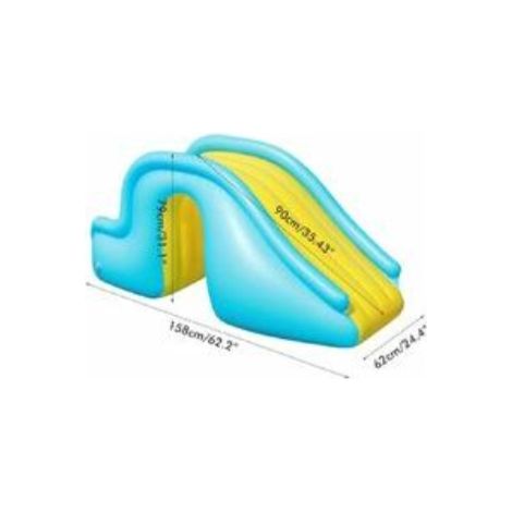Toboggan gonflable piscine extérieure toboggan gonflable pour enfants parc aquatique piscine centre de jeux d'été intérieur extérieur jeux aquatiques produits installation (1/4)