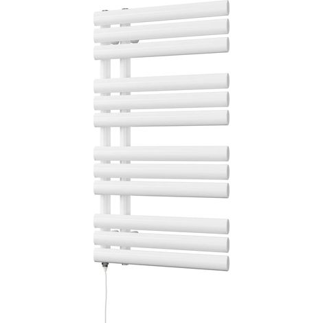 Percival - White Electric Towel Rail H884mm x W500mm 400w Standard (1/3)