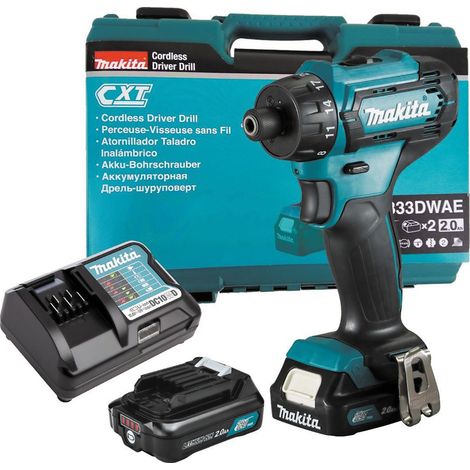 MAKITA DF033DWAE 12v Drill driver 1/4" hex drive (1/5)