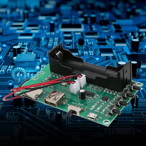 Carte d'amplificateur Bluetooth numérique XH-A150 10 W rechargeable à double canal - Composants audio (1/5)