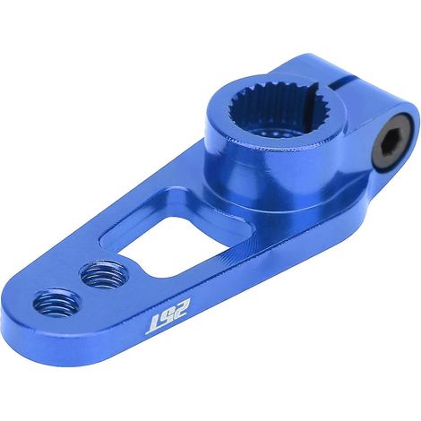 Bras de servo pour voiture télécommandée, bras de direction 25T, compatible avec les pièces de mise à niveau et de remplacement pour voitures télécommandées à l'échelle 1/8 et 1/10 (rouge) (1/5)