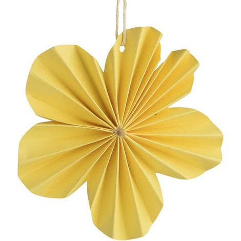 Kaemingk Papierblume Gelb Ø 10,5 cm