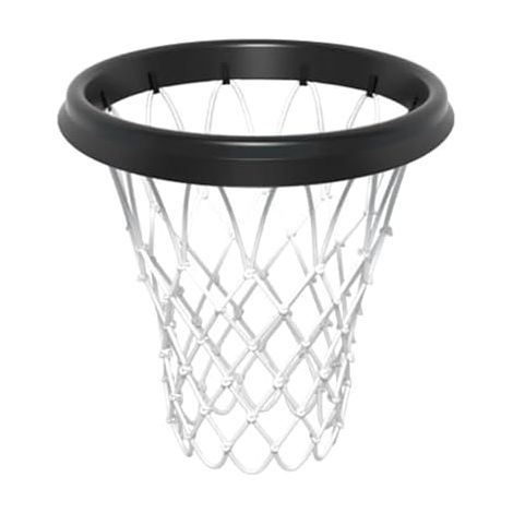 Polyurethane basketball net, basketball net frame for indoor and outdoor school use, removable, portable basketball net (1/4)