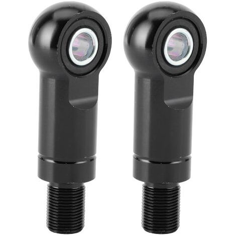 Un par de adaptadores para amortiguadores de aire con orificio de 10 mm, que aumentan la altura del amortiguador, adecuados para motocicletas todoterreno ATV (Tipo B negro 95 mm/3,7 pulgadas). (1/5)