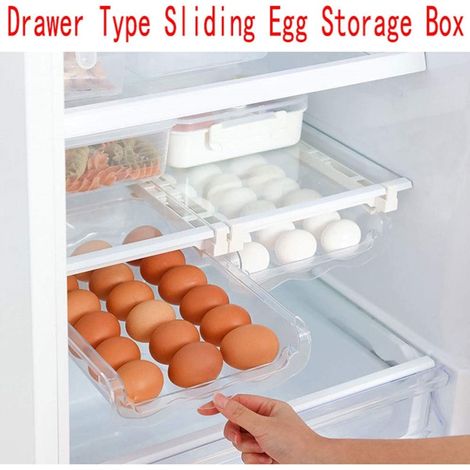 Tiroir de Rangement Œufs pour Réfrigérateur - Organisateur de Cuisine Durable et Sécurisé