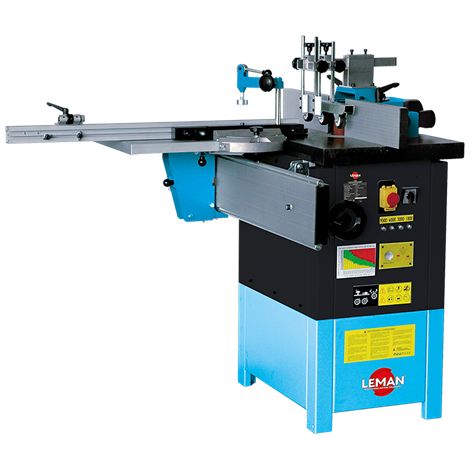 LEMAN - Tupí con Carro TOU030T Trifásico, Motor 2800 W, 4 Velocidades, Árbol de 30 mm, Mesa de 690x480 mm (1/5)