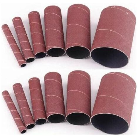 CHOYCLIT Lot de 12 manchons de ponçage pour ponceuse oscillante 11,4 cm (1/5)