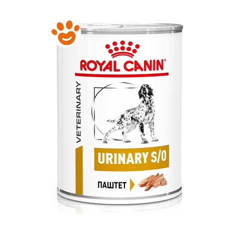 Royal Canin Dog Veterinary Diet Urinary S/O - Royal Canin Dog Veterinary Diet Urinary S/O - Lattina Da 410 Gr