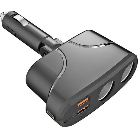 Car charger with dual QC3.0/PD fast charging, 120W TR35 high-power 12V/24V charging – TR35 (1/3)