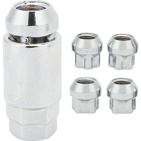 Kit de boulons et écrous antivol de roue à siège conique en acier inoxydable, de remplacement pour Tesla Model 3 et YSX. (1/4)