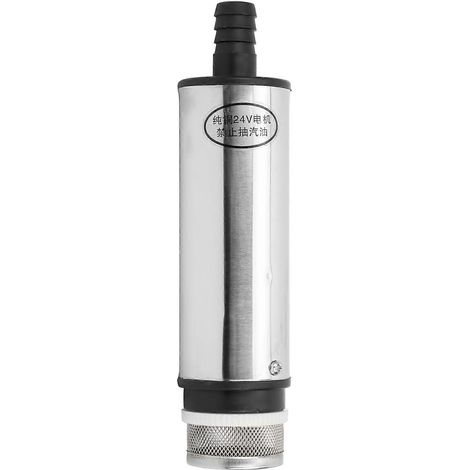 24V selbstansaugende tragbare Wasser-, Öl- und Automotorpumpen, kompatibel mit Diesel und Kerosin, mit Filter. (1/2)