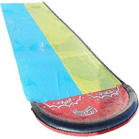 Toboggan aquatique double amusant pour enfants (1/4)