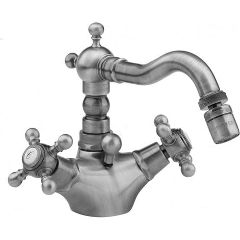 Eurorama - Monoforo Bidet Con Piletta A Saltello 1"1/4 - Serie: Orientes - Colore: Cromato (1/2)