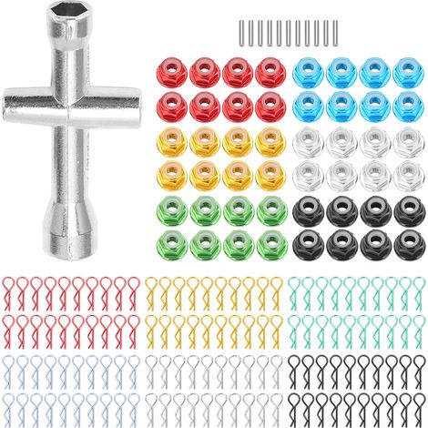Bunte Muschelschnalle für RC-Autos, einfache Montage und ferngesteuerte Kreuzmanschetten (1/5)