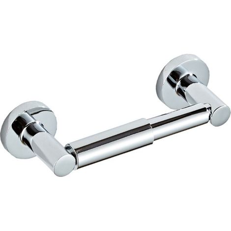 royaluxe - Derouleur Papier Toilette Porte Support Rouleau Distributeur Original Rond Flexible pour Rouleau De Rangement pour Salle De Bain Ou Cuisine - Acier Inoxydable Chromé, (1/5)
