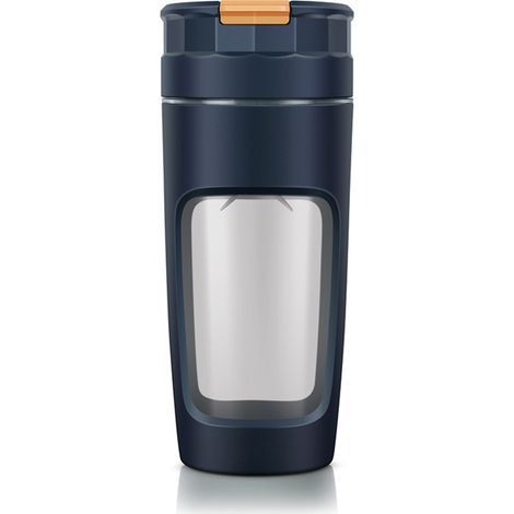 Mixeur portable Digitallab, léger et facile à nettoyer, 600 ml, fabriqué à partir de matériaux sains (bleu) (1/2)