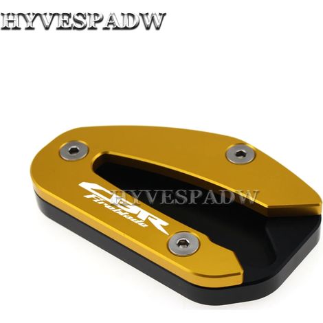 (Jaune) Compatible avec HONDA CBR1000RR SP1 CBR 1000RR CBR 1000 RR 2017-2021 Moto Béquille latérale CNC, extension et support maxpower (1/4)