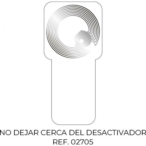 PACK 500 ETIQUETAS ANTI ROBO SUPER FLAG TAG 2928 ENVASE METÁLICO 10145617 CHECKPOINT