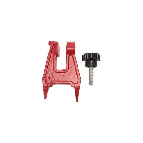Ensemble d'outils de meulage pour guide-chaîne avec serre-joint à broche et support de fixation - (1/5)
