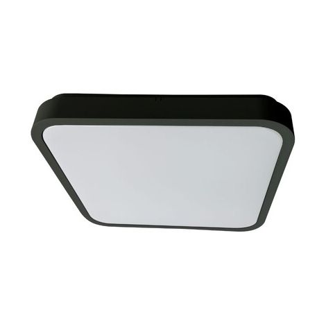 Plafoniera bagno LED quadrata nera 42 cm IP44 36W Rabalux Alenzo (1/5)