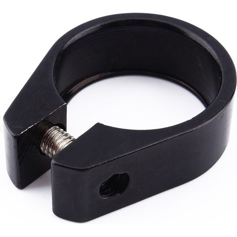Collier de serrage pour tige de selle de vélo de montagne noir 31,8 mm en acier inoxydable (1/5)