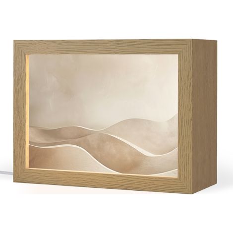 TABLE LAMP Beige - Nature - Abstract - Modern 20x15 cm