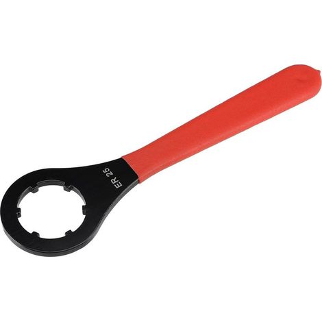 ER25 Clé à molette de type O Mandrin de serrage pour outil de fraisage Outils de tour Écrou de serrage en acier à haute teneur en carbone ER25 Clé de type O (1/5)