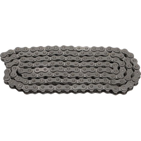 Universal drive chain made of high-strength alloy steel, size 420, 132 links, with Velcro fastener, for motorcycles, SUVs and small cars. Suitable for various light vehicles.--DTEKGAZ