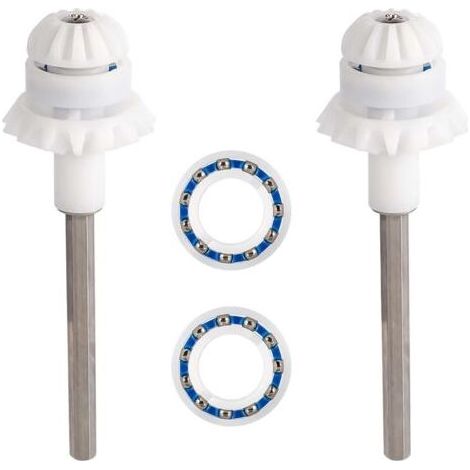 FENOPLASTICA2 Pièces Nettoyeur Piscine pour MX8 MX8EL MX6 MX6EL Elite, Accessoires Mise Point l'arbre d'Entraînement Nettoyeur Piscine Rechange Nettoyeur Piscine pour Zodiac, avec Roulement Roue Moteu (1/5)