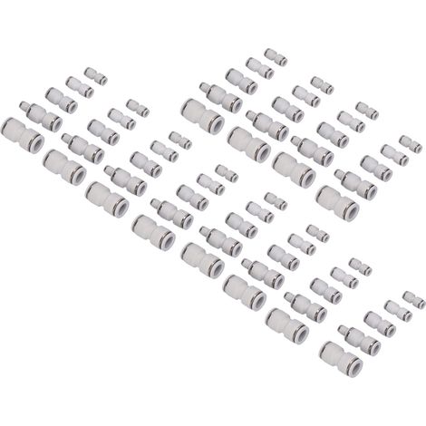 Raccord droit rapide pneumatique PU4 PU6 PU8 PU10 PU12 PU16, coupleur instantané en ligne, connecteur droit pour tube plastique (1/5)