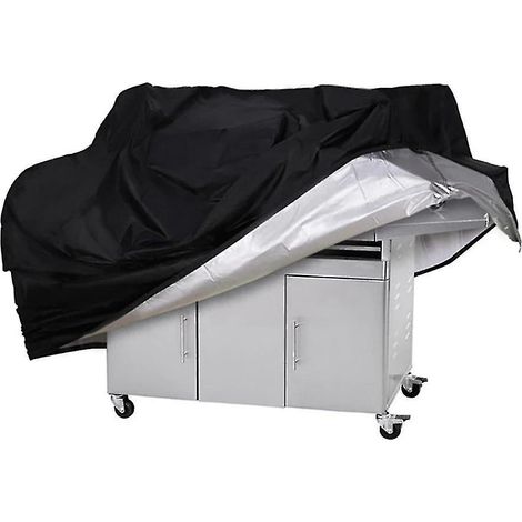 Housse de barbecue 210d pour extérieur, imperméable et résistante à la poussière, compatible avec les barbecues Weber robustes (10060150cm) (1/4)