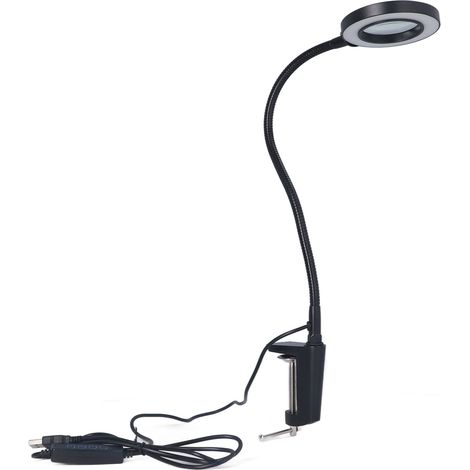 Lampe Loupe à Pince LED USB Verre 11 Niveaux Luminosité Réglable pour Soudure (1/5)