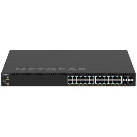 NETGEAR GSM4328-100AJS Gestito L3 Gigabit Ethernet (10/100/1000) Supporto Power over Ethernet (PoE) 1U Nero (1/5)
