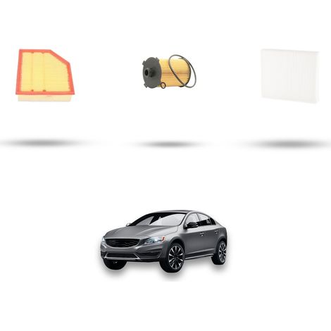 Kit tagliando 3 filtri compatibile con Volvo S60 II V60 Cross Country 2.0 T5 Polestar 186Kw dal 2015 al 2018 (1/4)