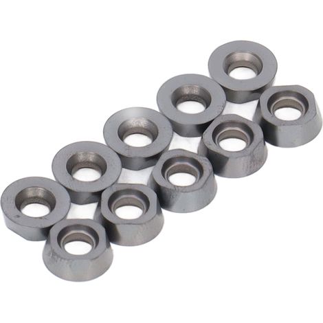 10 beschichtete Hartmetall-Fräser, Wendeschneidplatten, CNC-Drehwerkzeugmaschine, Spannzangentyp (1/5)