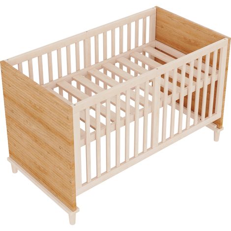 GagaLit bébé bois naturel 70 x 140 cm (1/5)