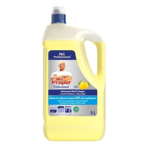 MR PROPRE - Nettoyant sols et multi surfaces - Citron - 5 L (1/3)