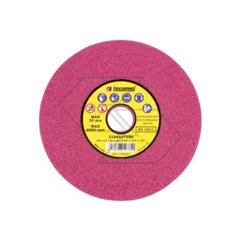 Set 5 mole abrasive a disco colore rubino per affilatrice catene motosega