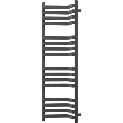 Mexen Loop radiatore da bagno angolare 1250 x 375 mm, 666 W, antracite - W129-1250-350-00-66 (1/3)