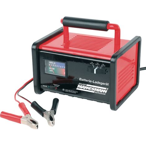 Cargador de batería metal 6/12 V 12720 Brüder Mannesmann