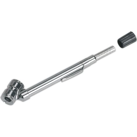Sealey TSTPG8 Universal Deluxe Tyre Pressure Gauge with Pocket-Clip 6-50psi