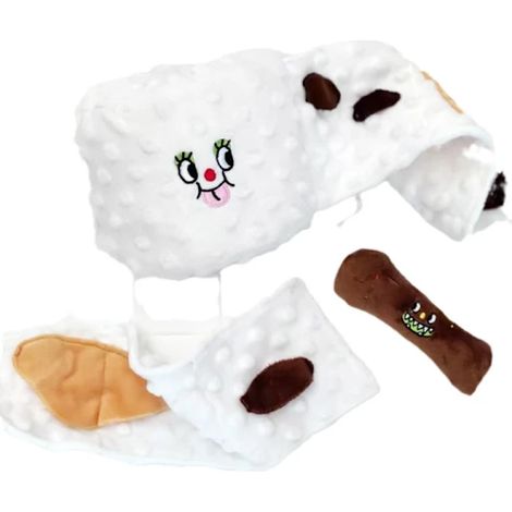 Ensemble de rouleaux de papier pour jouet mignon pour animaux de compagnie avec son et odeur de nourriture
