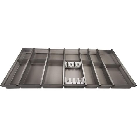Cuisio Besteckeinsatz Besteckkasten 1000 mm Transluzent-graphitgrau (1/5)