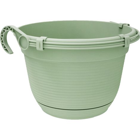 Florus Original Pot Suspendu 26 - Vert - L 35 x B 27 x H 0 cm - extérieur - 100% recyclé