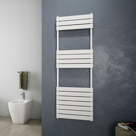 RADIATORE TERMOARREDO DI DESIGN BIANCO MODELLO RITMO - MM 1213X500 -INT.450 -WATT 575 -12 TUBI-DELTA T50- 1962 - MAM