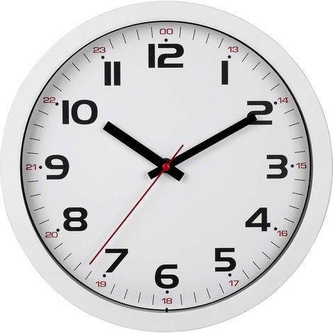 TFA Dostmann 60.3050.02 Reloj de Pared Blanco 30,5 cm