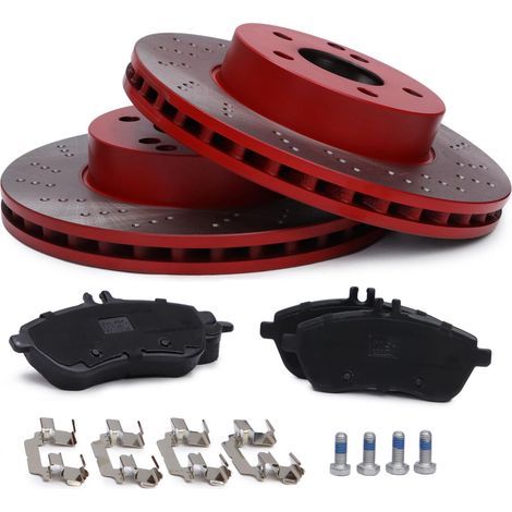 ENSEMBLE DISQUES ET PLAQUETTES DE FREIN AVANT SPORT-EXTREME MERCEDES C (C204), C T-MODEL (S204), C (W204)