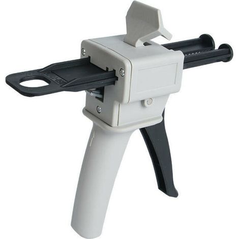 Pistolet Distributeur Époxy - 50 ml - AB Pistolet à Colle Époxy - Poignée Applicateur pour Mélange Colle - Ratios 1:1 et 2 :1 (1/4)