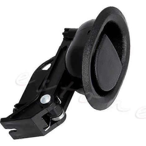 1 Stück ovaler Entriegelungshebel für Relaxsessel, Sofa, Stuhl, schwarz, Hartplastik, neu